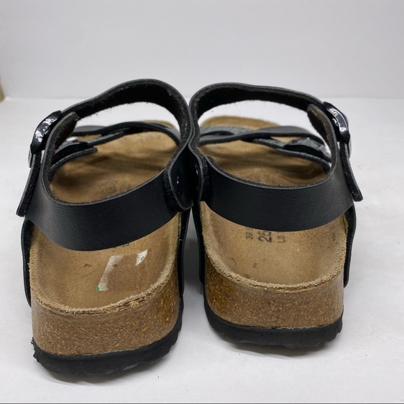 Birkenstock Plaid Black Strappy Sandals - Picture 6 of 6